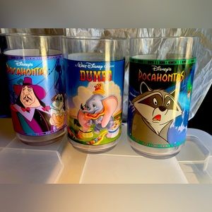 Selling three vintage Burger King, Disney cups